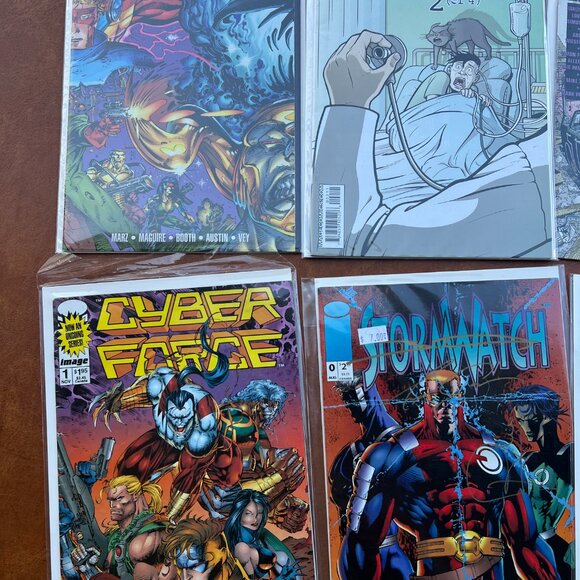 Image Comics - Lot of 8 - Wildstorm Sammy Stormwatch Darker‎ Image Cyber Force - Picture 2 of 4